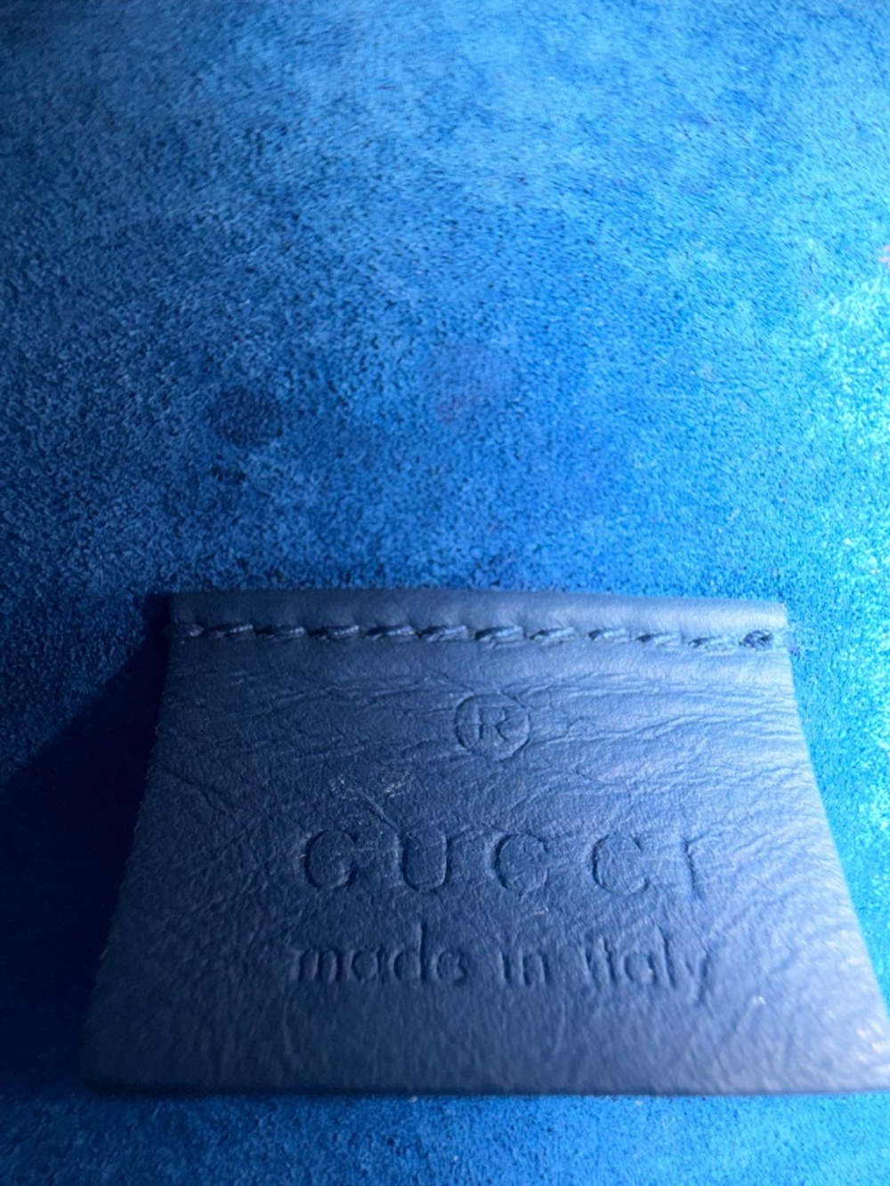 Gucci Floral GG Supreme Blue Teal Shoulder Bag - Picture 8 of 10